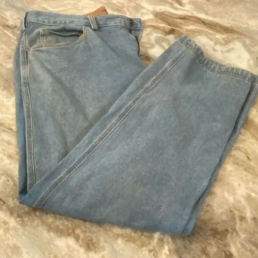 Duluth Trading Co Blue Jeans Mens Ballroom Relaxed Fit 42x32 86069